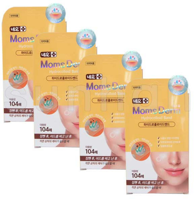 네오 맘스덤 하이드로콜로이드밴드 104매, 4개