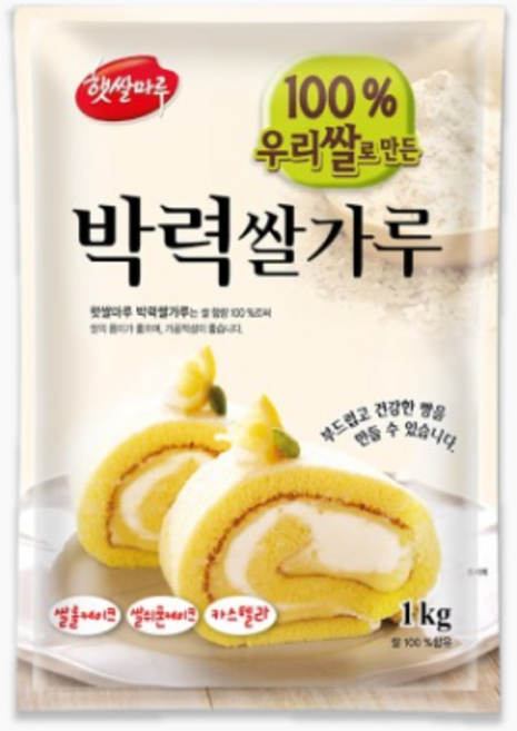 대두 햇쌀마루 박력쌀가루 / 국산, 1kg, 6개