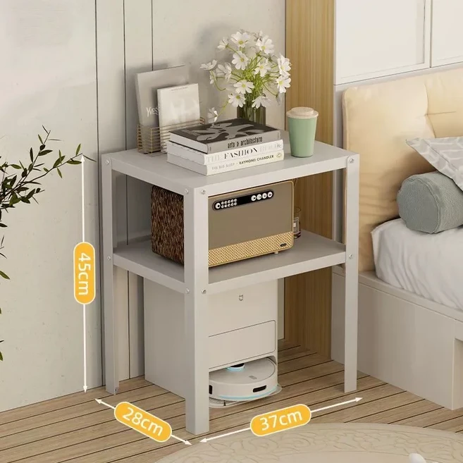 모던 나이트스탠드 럭셔리 코너 테이블 거실 소파 사이드 락커 대리석 북유럽 스타일 침대 옆 B Z A, 04 white D50cm