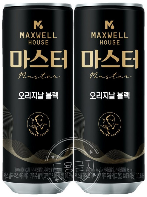 맥스웰하우스 콜롬비아나 오리지날블랙, 240ml, 60개
