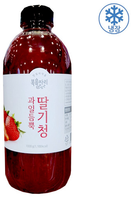 트레이더스 복음자리 과일듬뿍 딸기청, 1개, 1kg