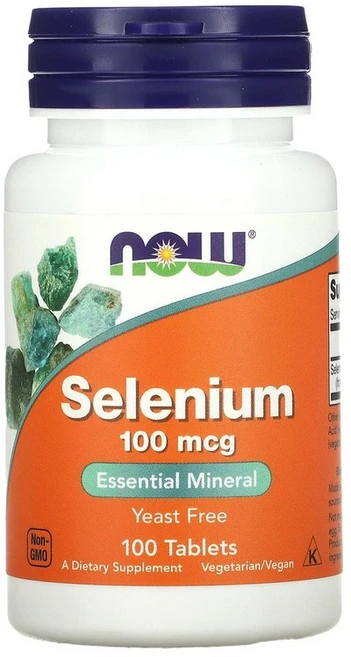나우푸드 셀레늄 100mcg 100정, 1개 - 쿠팡