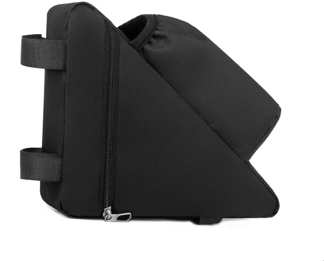 Wheelup 자전거 자전거 사이클링 가방 앞 튜브 프레임 전화 방수 자전거 가방 삼각형 파우치 프레임 홀더 Bycicle 액세서리 자전거가방 핸드폰가방 핸드폰거치대, 02 블랙 그레이