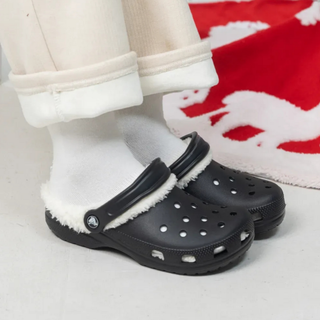 컴피스텝 클로그 털 내피 탈부착 방한 안감 겨울