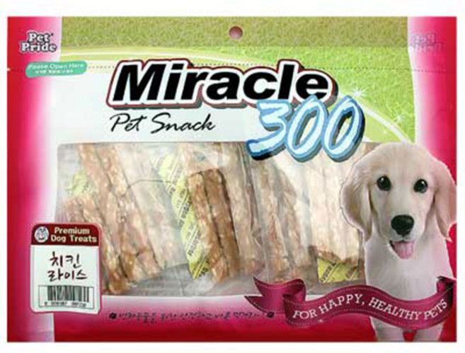 미라클300 사사미 강아지간식-치킨라이스, 1개
