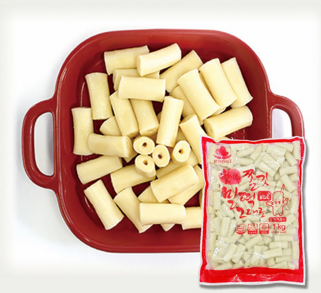 쫄깃 밀떡 그대로 구멍 떡볶이 1kg, 1개