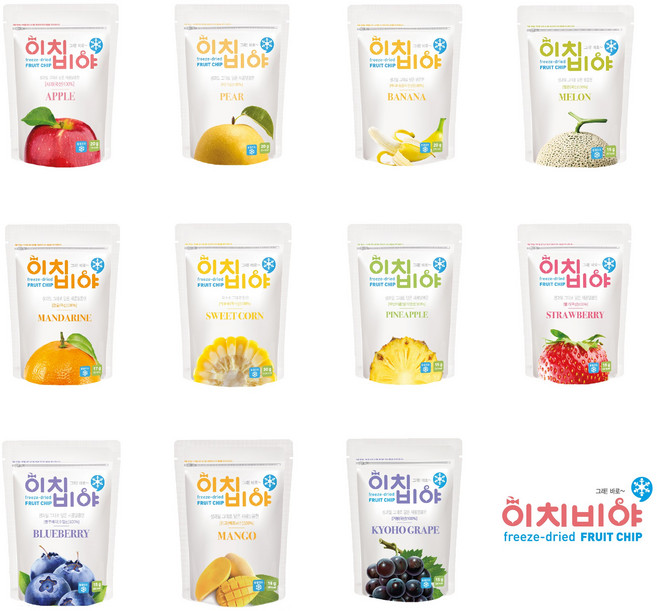 이치비야 동결건조 과일칩 11종 전제품 세트, 1개