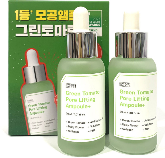 성분에디터 그린토마토 포어 리프팅 앰플, 60ml, 1개