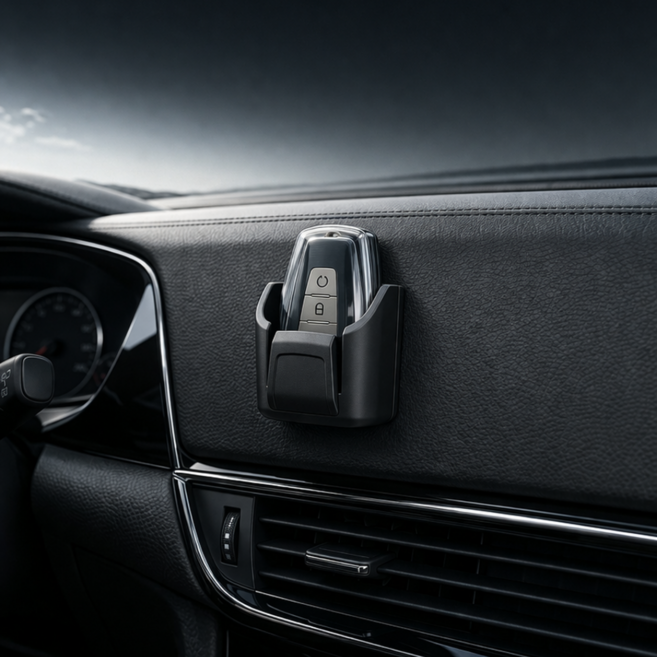 레일리 차량용 자동차 키 홀더, 키홀더, 블랙