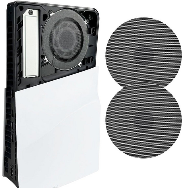 PS5 플스5 프로 슬림 쿨러 먼지 필터, 1세트, 블랙, P5P01