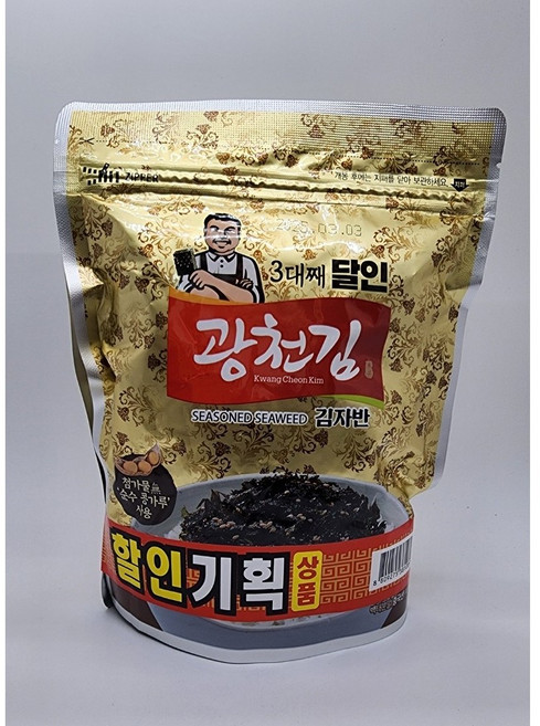 3대째 달인 파래김자반 60gX2, 60g