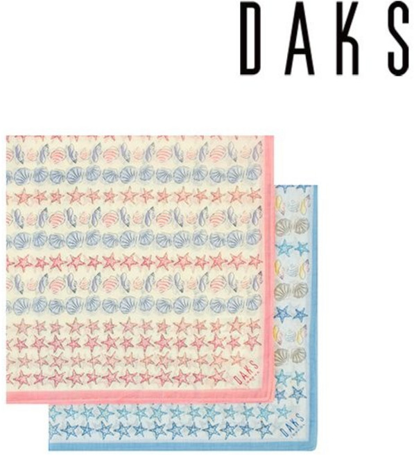 [백화점 정품] 닥스 ACC 25FW 면대 나염 손수건 DGA1302