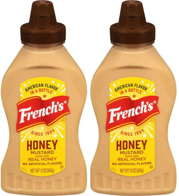 French's 디핑 소스 프렌치스 꿀로 만든 허니 머스타드 12온스 병 2개 묶음, French's 디핑 소스 프렌치스 꿀로 만든 허니 머, 1개