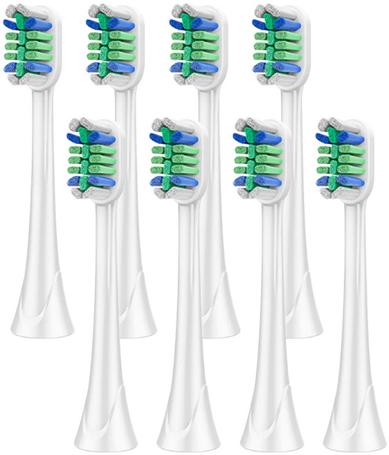 필립스 호환 칫솔모 리필모, 2세트, 정밀세정형 칫솔모 4개