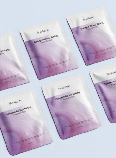 세라퓸 레티놀+콜라겐 토닝 앰플 마스크팩, 1개, 10개입