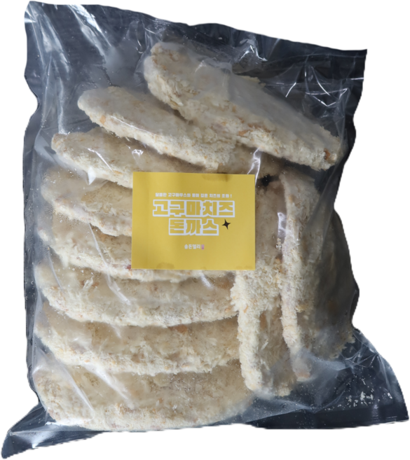 [송돈델리] 수제 고구마치즈돈까스 10장 2kg 업소용 대용량, 10개, 200g