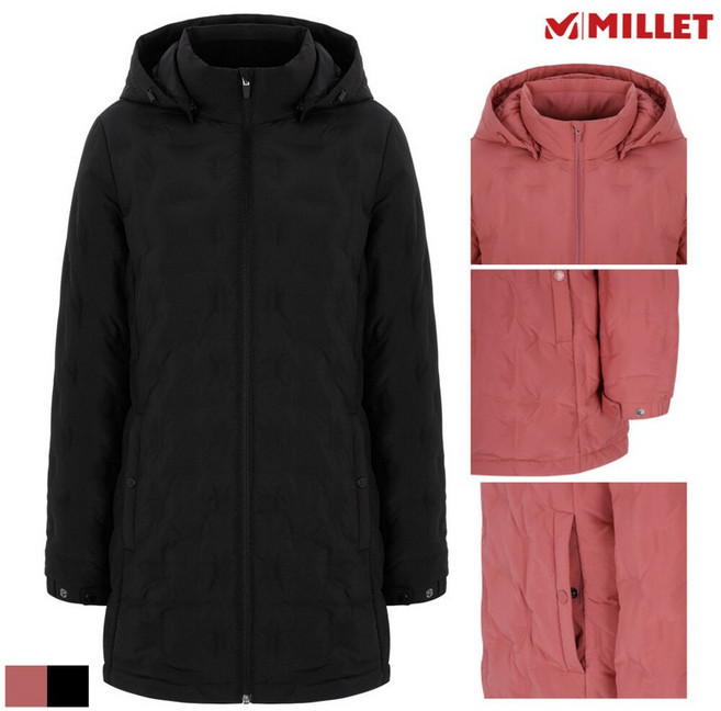 밀레 경량패딩 구스 롱다운 여성 겨울등산 아웃도어_JK