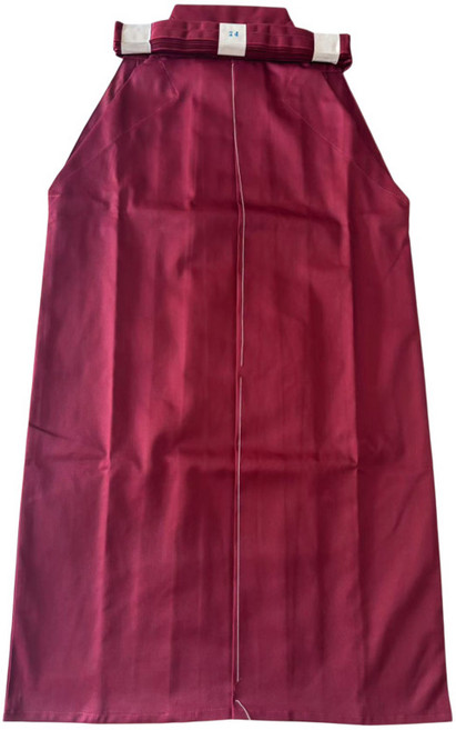 검도 하카마 바지 여름용 경량 통기성 좋은 검도복 무도복, 1개, 레드 검도 치마