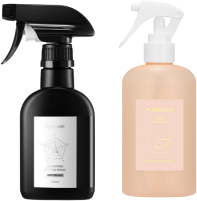 1+1 포맨트 시그니처 퍼퓸 코튼허그 + 코튼메모리 섬유 향수 탈취제 스프레이 250ml