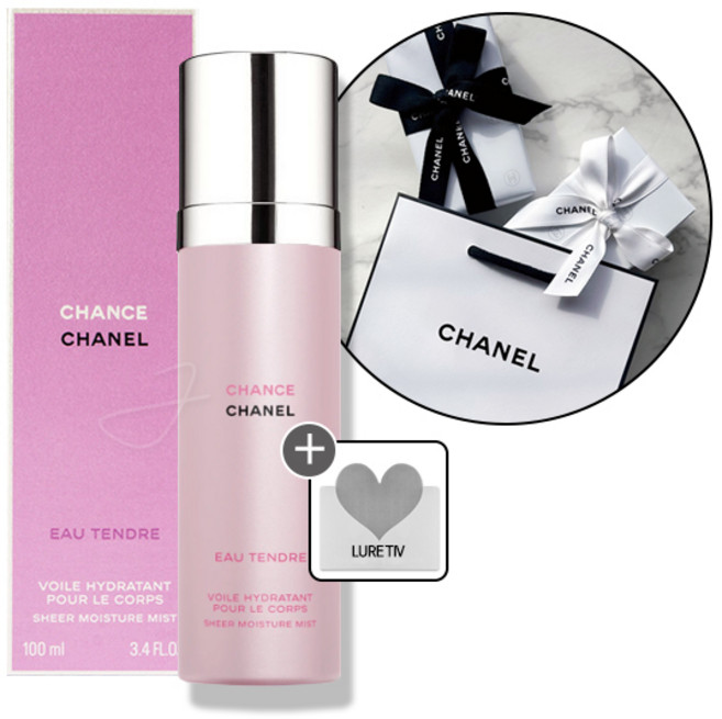 [기프트리본포장세트] 샤넬 샹스 오 땅드르 바디 미스트 100ml +로샤쉐, 1개