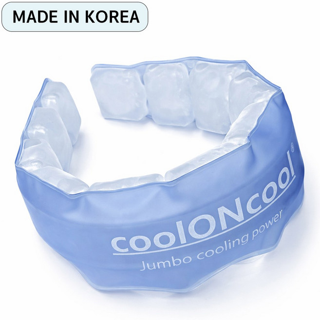 국내제작 아이스 점보 넥쿨러 와이드 쿨링 넥밴드 COC-NECK-J1, 블루, 1개