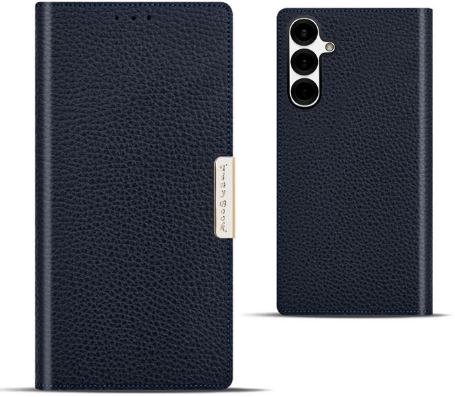 갤럭시 퀀텀4 / A54 - 오플레더락 천연소가죽 마그네틱 플립 케이스