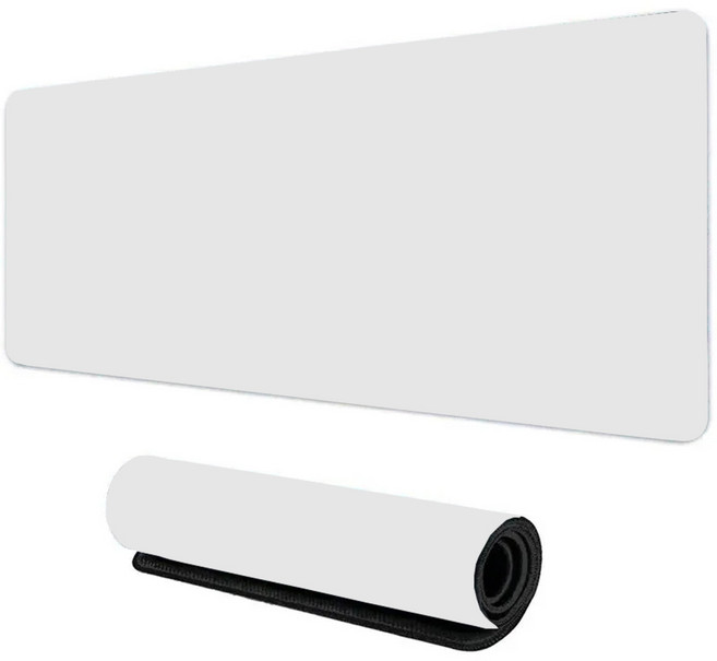 키보드 및 마우스 패드 1개 3mm 두께, 회백색 400×900