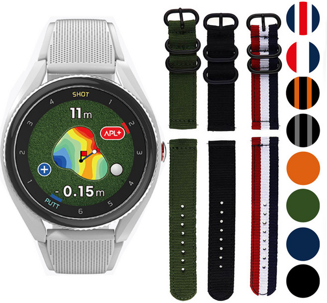 보이스캐디 T9 시계형 스트랩 20mm 나토밴드 호환줄, 03.KYS03GN20 카키