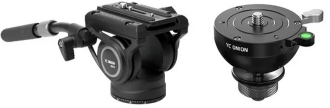 YC 양파 코코넛 볼 헤드 유체 전문 비디오 삼각대 대부분의 75mm 호환 가능, 한개옵션1, 02 RBFH75