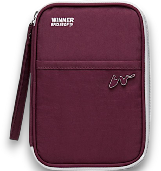 코지박스 해킹방지 RFID 차단 여권 케이스 여행 지갑 방수 + 도난방지 스틸와이어 고리