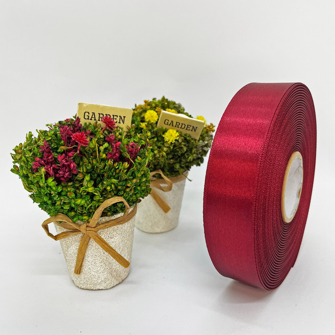 포장 리본 끈 제이제이리본 고밀도주자 40mm 50mm 76컬러 (길이 45M) 공단리본, 작색