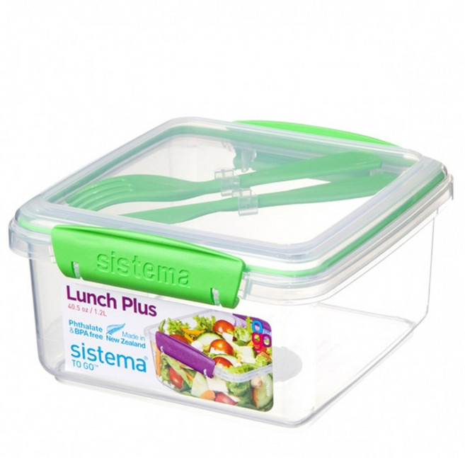 헬스 다이어트 도시락 용기 통 샐러드 투명 사각 운동 점심 밀폐 샐러디 샐러드도시락, 1개