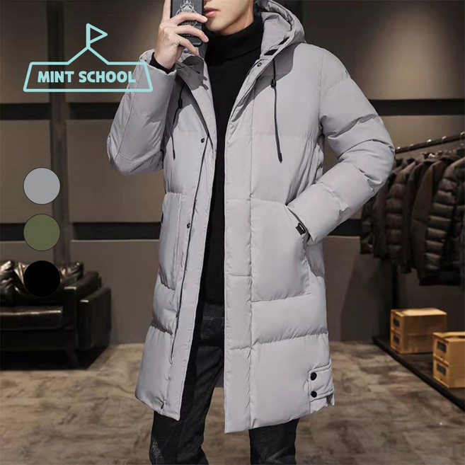 민트스쿨 남자 겨울 롱패딩 패딩자켓 빅사이즈
