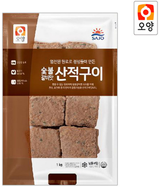 [사조오양] 숯불구이맛 산적구이 1kg, 1개
