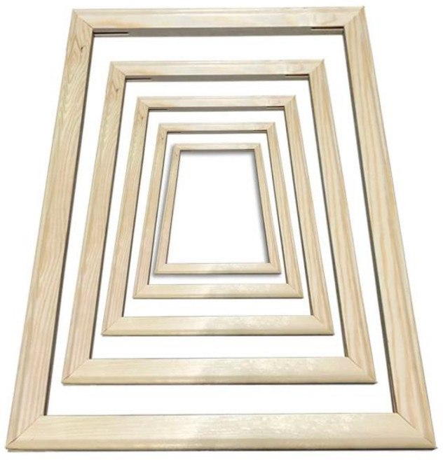 캔버스액자프레임 안정적인 대형 DIY 프레임 천연 나무 액자 벽 그림 다이아몬드 포스터 홈 장식, 10 65cm high_05 40cm wide, 1개