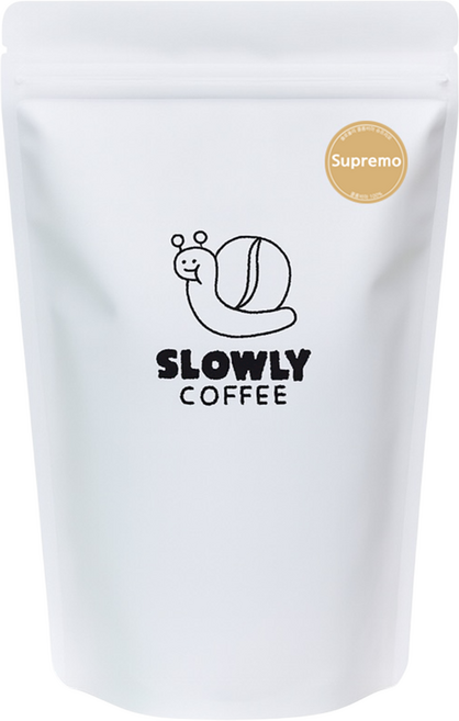 슬로울리 원두커피 콜롬비아 슈프리모, 1kg, 1개, 모카포트