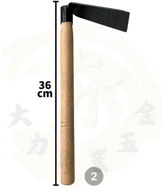 大力專業五金 台灣製 圓柄木柄 台式鋤頭 園藝工具 農業整地 農作露營 1.2尺, 1個, 2