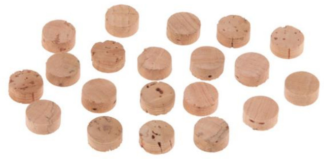 트럼펫 수리 부품 물 열쇠 침 밸브 코르크 패드 황동 악기 액세서리 20 개, [01] Golden