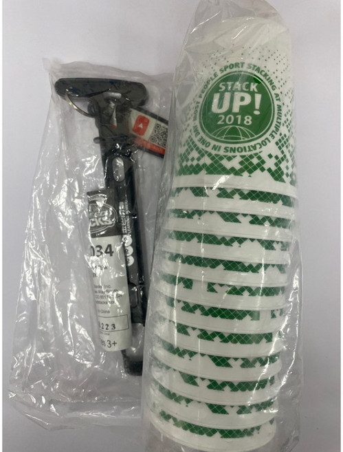 Speed Stacks 競技疊杯組 專業運動疊杯, 1個, 2018杯含收納桿(現貨