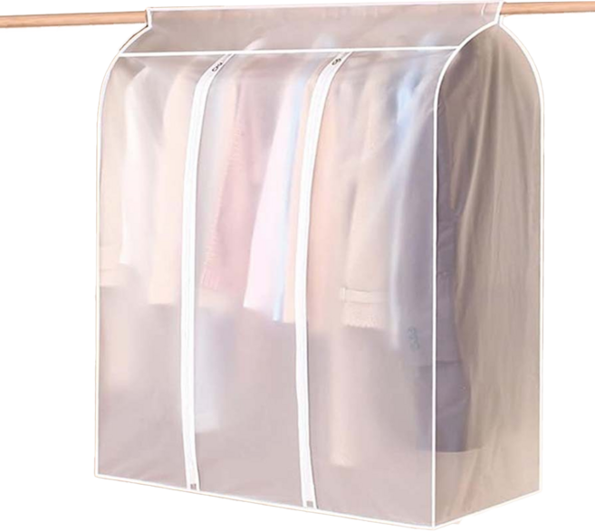 렉시브 와이드 헹거 부직포 옷커버 지퍼, 1개입, 1개