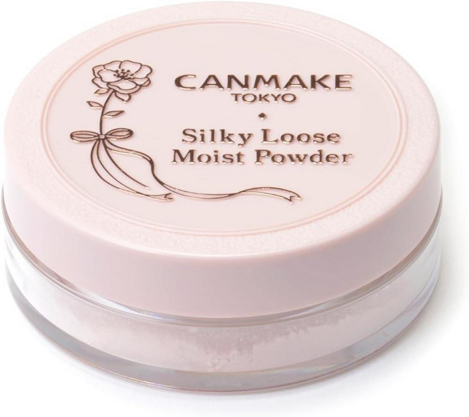 일본 캔 메이크 실키 루스 모이스트 투명 파우더 보습 2개, 1, P01 래스터 핑크