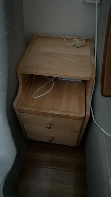 實木床頭櫃, 全實木-櫻桃木色寬30CM1款