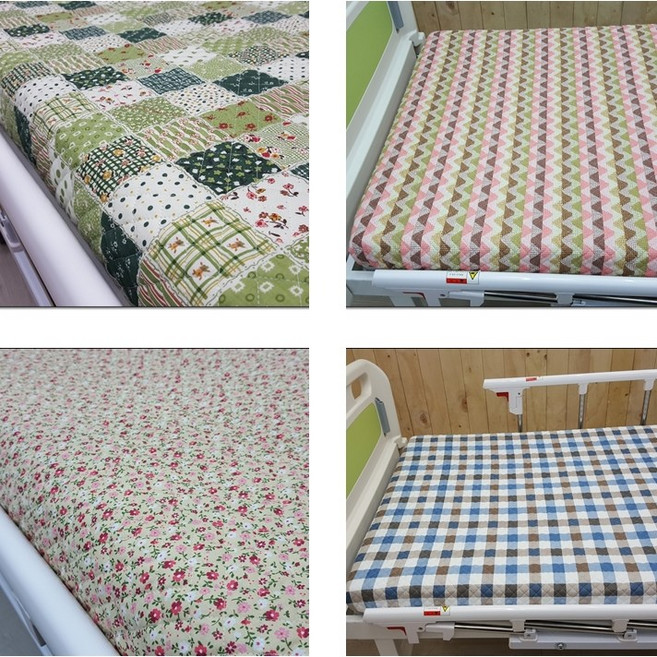 병원침대커버 매트리스커버 - 면혼방 B062702 맞춤제작 / 정형외과 재활의학과 내과 등 입원실용 일반형시트