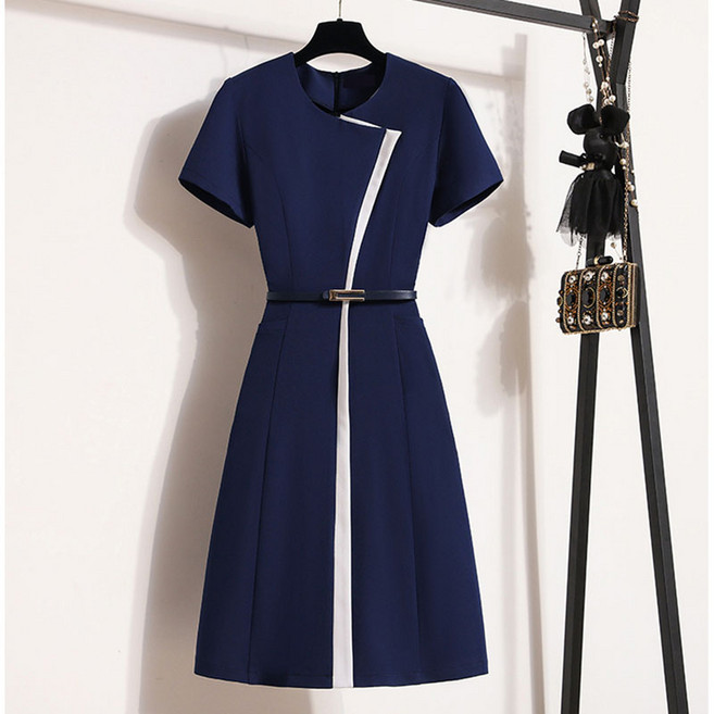 여성 정장 원피스 봄 가을 프렌치 슬림핏 고급스러운 치마 캐주얼 기질 오피스룩 원피스 WMY