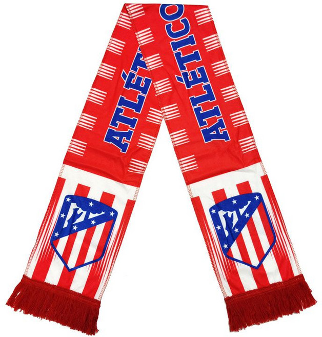응원스카프 맨시티 머플러 목도리 레알마드리드 리버풀 첼시 축구 응원 손수건, 아틀레티코, 1개