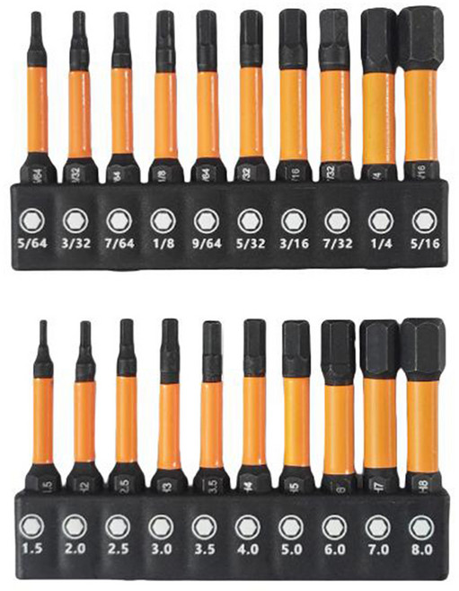 육각비트 자석형 20종 세트, 1세트