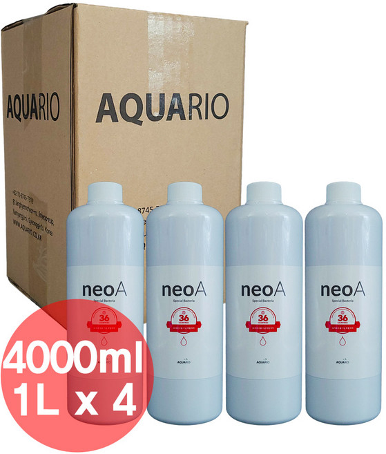 네오 A 1L 1000ml 1리터 관상어 스페셜 박테리아제 4개 구매시 펌핑기 1개 포함