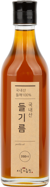 시골기름집 국내산 들기름, 350ml, 1개