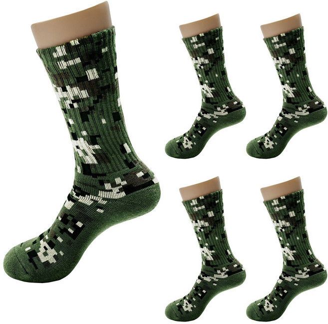 남성 디지털 국산 군용양말(5족)