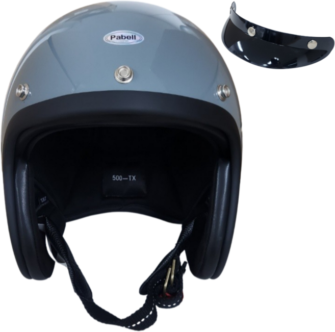 파벨 클래식 소두핏 헬멧 티티앤코 오픈페이스 500TX 스쿠터 오토바이 할리데이비슨, 4XL, 맷블루